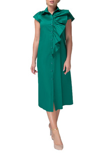 Платье женское Петербургский Швейный Дом 1226-2 зеленое 56 RU