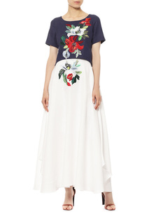 Платье женское Yukostyle 1027/1 синее 44 RU