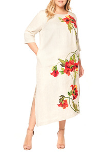 Платье женское Yukostyle 866 белое 54 RU