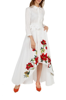 Платье женское Yukostyle 1029/6 белое 54 RU