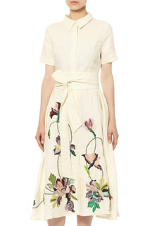 Платье женское Yukostyle 1030/4 белое 44 RU