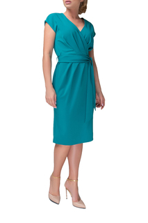 Платье женское Петербургский Швейный Дом 1213-2 зеленое 44 RU