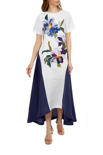 Платье женское Yukostyle 1026/1 синее 46 RU