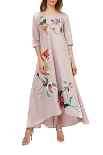 Платье женское Yukostyle 1032/5 розовое 42 RU