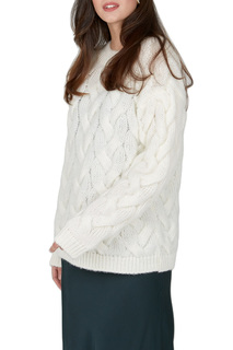 Свитер женский Yukostyle 1100/4 белый 46 RU