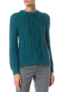 Свитер женский Stefanel CL131DF1319 зеленый M