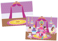 Набор для творчества Melissa & Doug со стикерами и фоном "Принцессы"