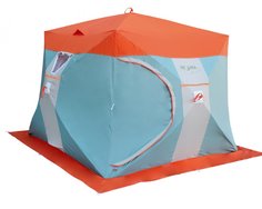 Палатка Митек Нельма Куб-3 Люкс Профи трехместная серая
