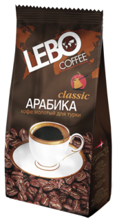 Кофе молотый Lebo classic для турки 100 г
