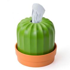 Держатель для салфеток Cactiss, оранжевый с зеленым Qualy