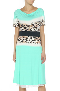 Платье женское Angelo Marani 4474/8/0648 зеленое 44 IT