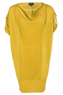Платье женское Luisa Spagnoli 65236 желтое S