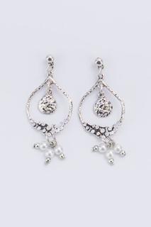 Серьги женские Nina Ford EN0586 серебристые