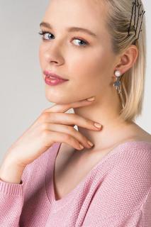 Серьги женские Nina Ford IS1811 серебристые