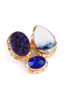 Брошь женская Selena 30043500 синяя