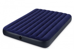 Intex, 64759, Надувной матрас Classic Downy Airbed Fiber-Tech, 152х203х25см