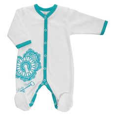 Комбинезон детский Lucky Child Ретро 14-1 белый р. 80