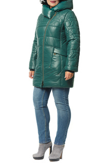 Куртка женская D`imma 1825 зеленая 48 RU