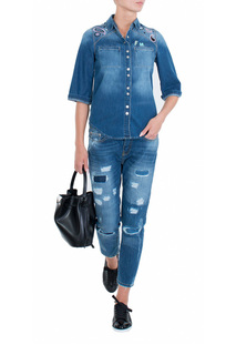 Джинсы женские Frankie Morello 73008 синие 28 IT