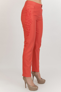 Брюки женские Chateau Fleur 457248/1542 оранжевые 42 RU