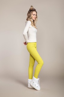 Брюки женские Naumi 19W813-00W20 желтые 46 RU