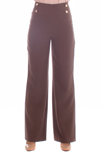 Брюки женские Lamiavita ЛА-С582(04) коричневые 44 RU