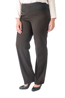 Брюки женские YARMINA BR4349-0396 коричневые 58 RU