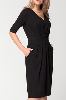 Платье женское Vilatte D42.158 черное 54 RU