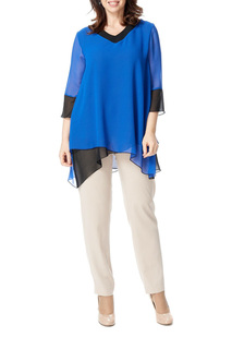 Блуза женская Amarti 4-534-1 синяя 58 RU