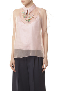 Блуза женская DELPOZO 4172522237215 розовая 38 EU