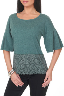 Блуза женская Argent ALBT70V45 зеленая 52 RU