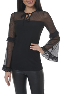 Блуза женская Argent LALBT8007 черная 48 RU