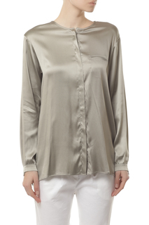 Блуза женская Bruno manetti R1T154204 серая 44 IT