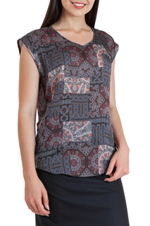 Блуза женская Chateau Fleur 465689/1771 фиолетовая 48 RU