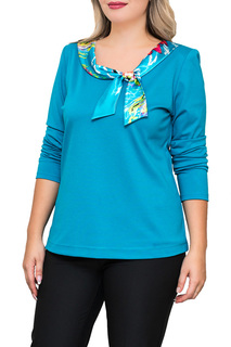 Блуза женская Balsako АТЛАС НЕБО голубая XL