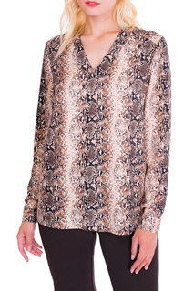 Блуза женская Argent VZR909629 коричневая 46 RU