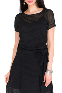 Блуза женская Argent ALBS8062-1 черная 48 RU