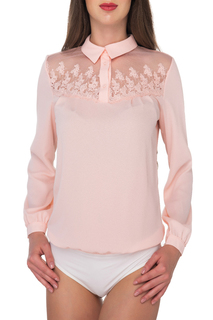 Блуза женская Arefeva C5272 розовая M