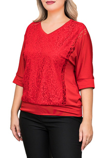 Блуза женская Balsako ГИПЮР 2 МАСЛО красная 50 RU/52 RU