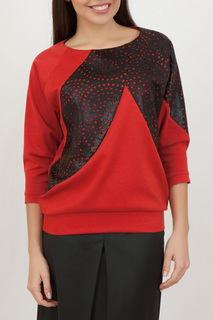 Блуза женская Chateau Fleur 445561/9968 оранжевая 42 RU