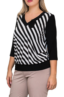 Блуза женская Balsako ЗЕБРА черная S