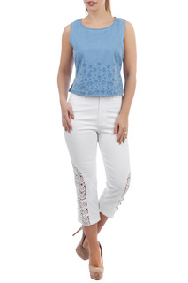 Блуза женская LAFEI-NIER AI7746-J голубая 2XL