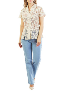 Блуза женская LAFEI-NIER G34961R-J бежевая L