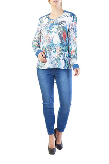 Блуза женская LAFEI-NIER H722920-RM голубая 2XL