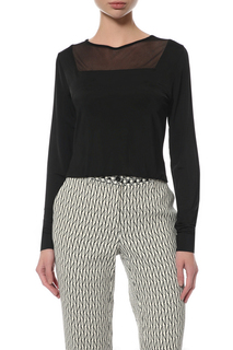 Блуза женская Elisa Fanti MB4088 черная 42 IT