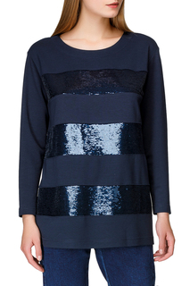 Блуза женская Helmidge 7703 синяя 18 UK