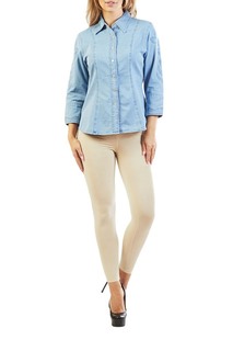 Блуза женская LAFEI-NIER T48274T-J голубая 3XL