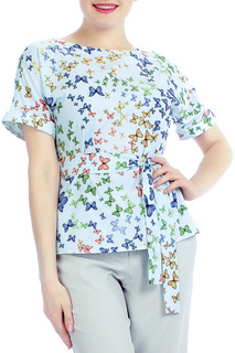 Блуза женская Lamiavita ЛА-В310-2(15) голубая 48 RU