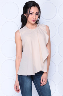 Блуза женская Rebecca Tatti R132U_19KR бежевая 2XL