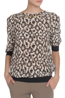 Блуза женская PINKO TAG G86158771 белая 42 IT